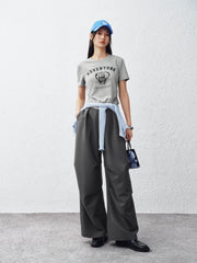 Women's Pleated Oversized Cargo Pants