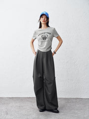 Women's Pleated Oversized Cargo Pants