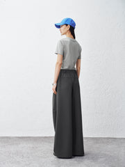 Women's Pleated Oversized Cargo Pants