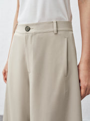 Women's High-Waist Wide-Leg Banana Trousers