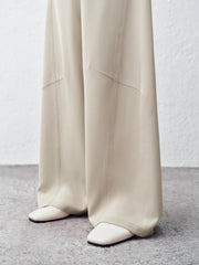 Women's High-Waist Wide-Leg Banana Trousers
