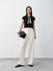 Women's High-Waist Wide-Leg Casual Pants