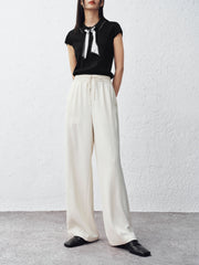 Women's High-Waist Wide-Leg Casual Pants