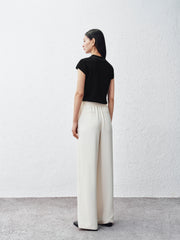 Women's High-Waist Wide-Leg Casual Pants