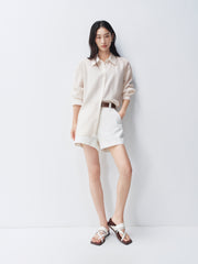 Women's Lyocell Blend Loose Fit Long Sleeve Shirt