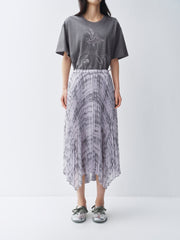 Women's Printed Accordion-Pleated Skirt