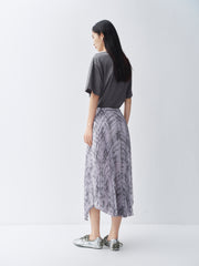 Women's Printed Accordion-Pleated Skirt
