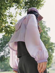 Women's Lightweight Cropped Jacket and Tank Set