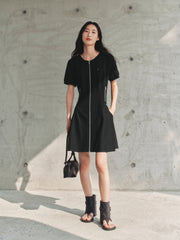 Women's Slim-Fit Paneled Mini Dress