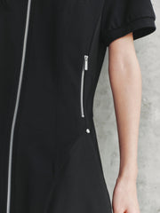 Women's Slim-Fit Paneled Mini Dress