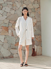 Women's Basic Lyocell Blazer
