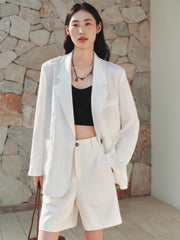 Women's Basic Lyocell Blazer