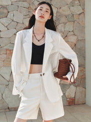 Women's Basic Lyocell Blazer