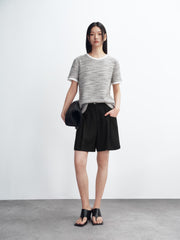 Women's Lightweight High-Waist A-Line Wide Shorts