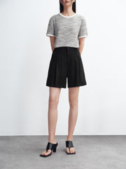 Women's Lightweight High-Waist A-Line Wide Shorts