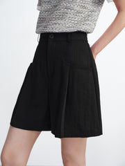 Women's Lightweight High-Waist A-Line Wide Shorts