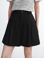 Women's Lightweight High-Waist A-Line Wide Shorts