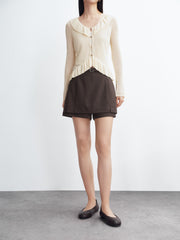 Women's Lightweight High-Waist A-Line Wide Shorts