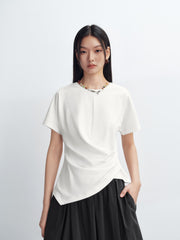 Women's Slim-Fit Asymmetric T-Shirt