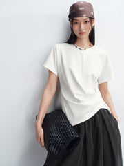 Women's Slim-Fit Asymmetric T-Shirt