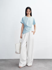 Women's Slim-Fit Asymmetric T-Shirt