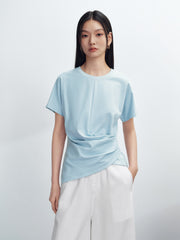 Women's Slim-Fit Asymmetric T-Shirt