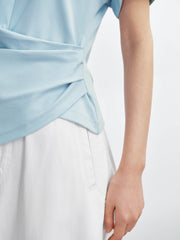 Women's Slim-Fit Asymmetric T-Shirt