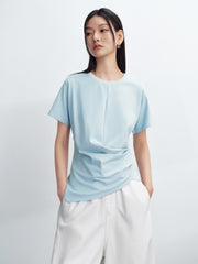 Women's Slim-Fit Asymmetric T-Shirt