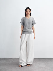 Women's Lyocell-Blend V-Neck T-Shirt