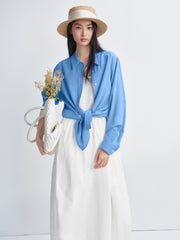 Women's Basic Long-Sleeve Shirt  [Available only in China]