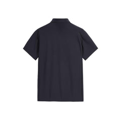 Men's Plain Black Polo Shirt