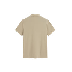 Men's Sorona Cooling Khaki Embroidered Polo Shirt