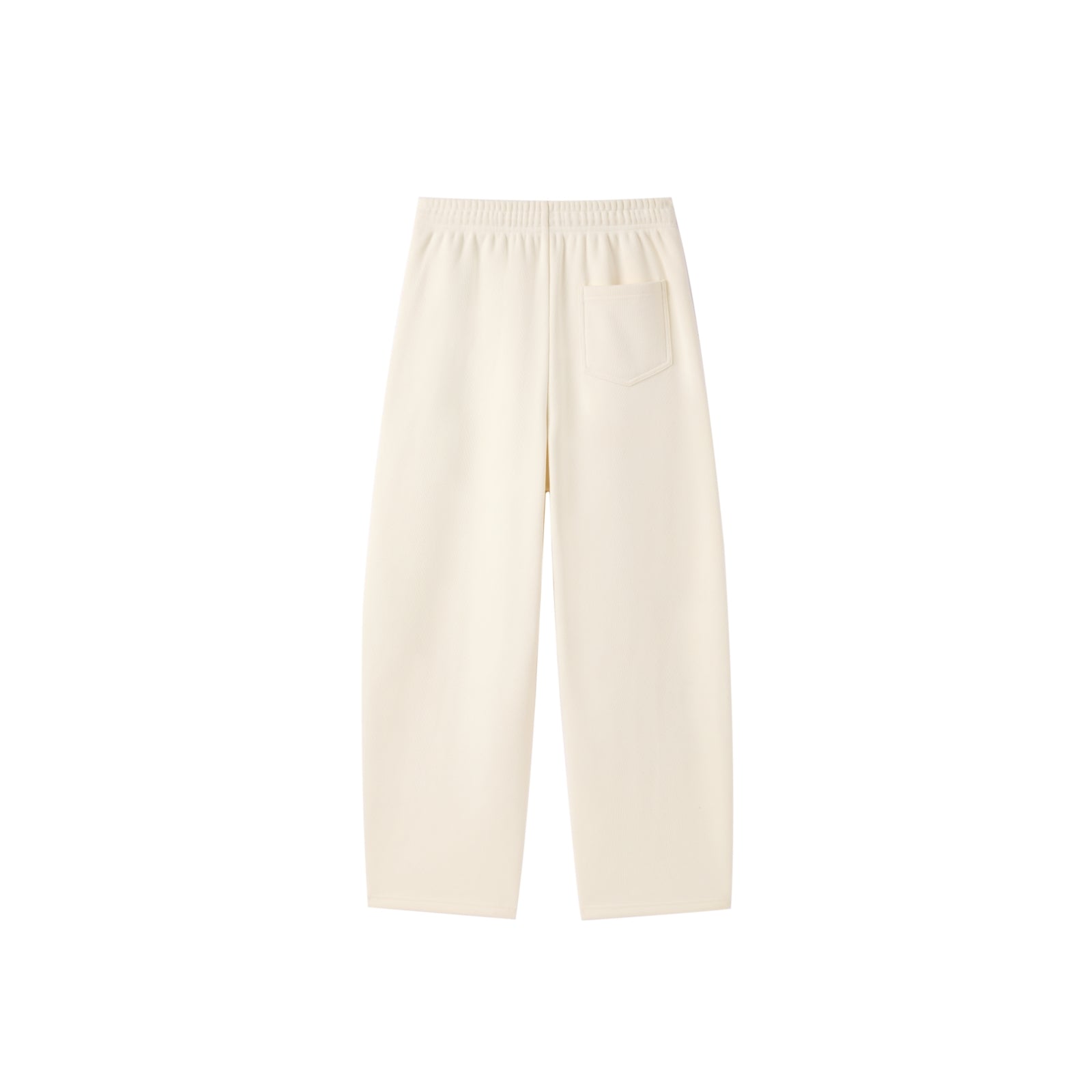 Women's Beige Drawstring Banana Leg Pants