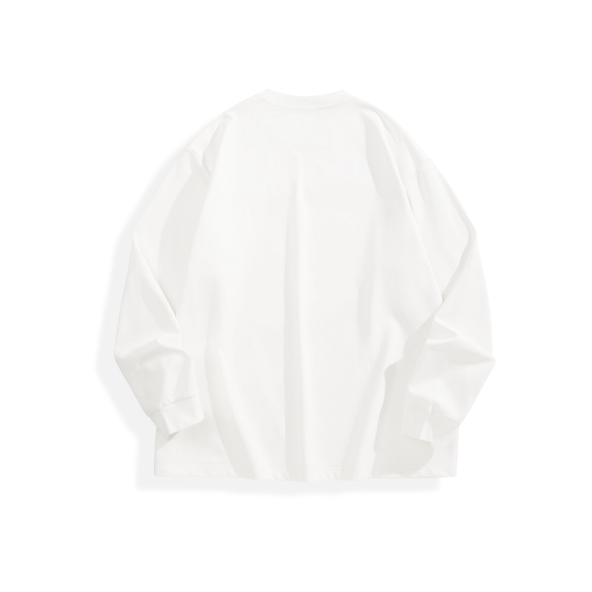 Men's White T-Shirt with Dog 3D Embroidery