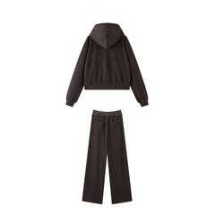 Women's Casual Relaxed Knit Sweatshirt & Pants Set