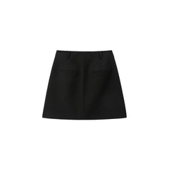 Women's High-Waist Cropped A-Line Blazer Skirt