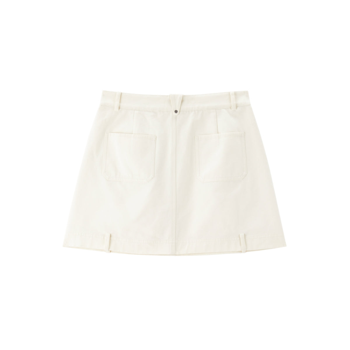 Women's High-Waisted A-Line Denim Skirt