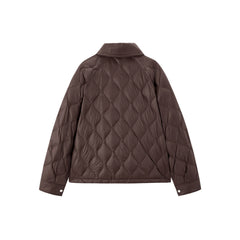Women's Lightweight Puffer Jacket with Drawstring Hem