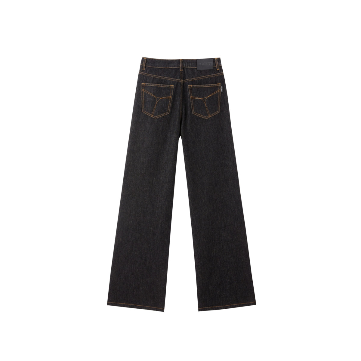 Women's High-Waisted Wide-Leg Cotton Jeans