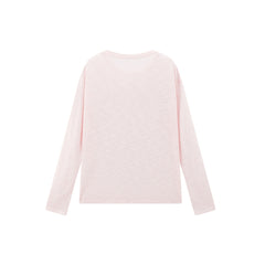 Women's Breathable Embroidered Knit Pullover