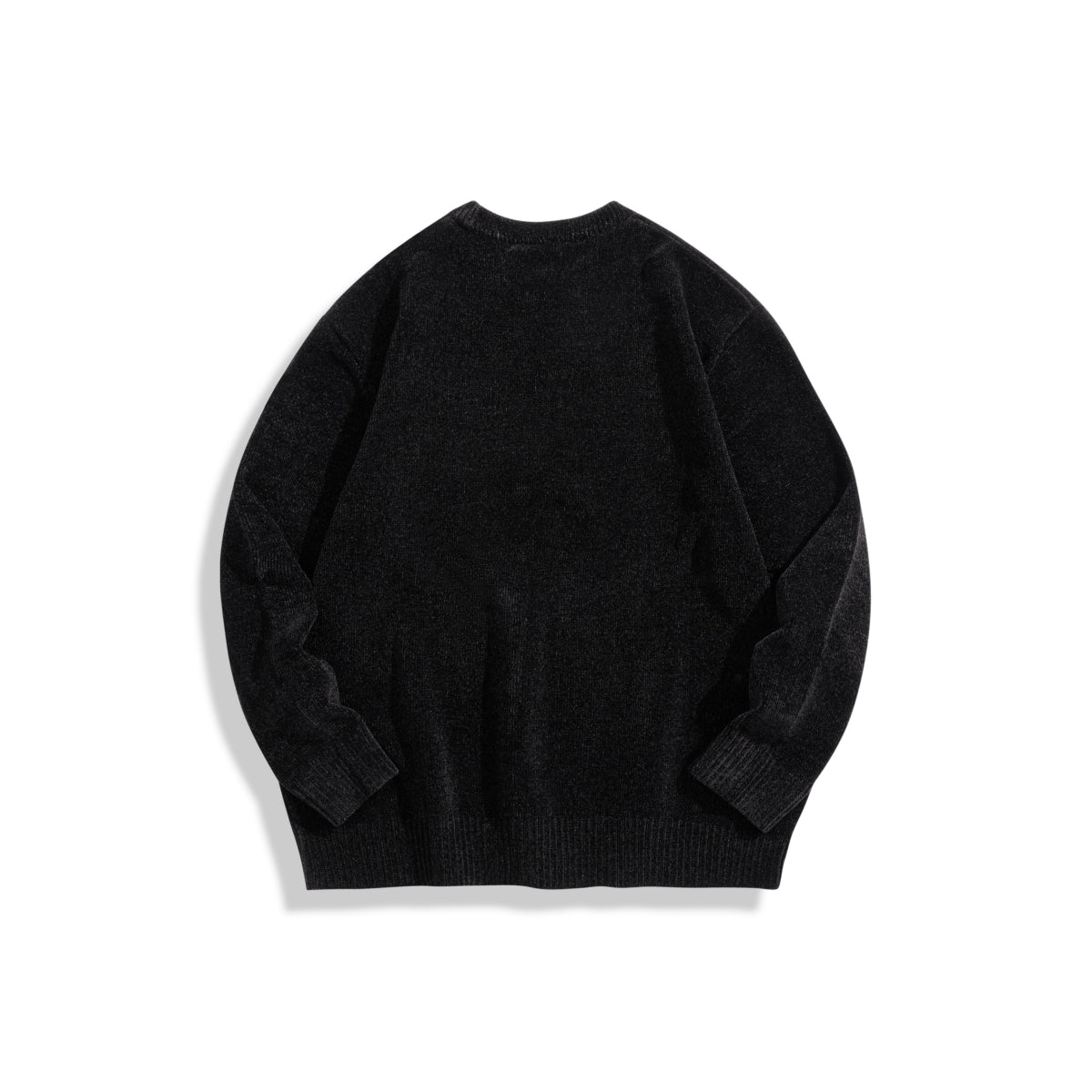 Men's Embroidered Crew Neck Pullover