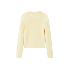 Women's Slim Fit Polo-Collar Knit Sweater