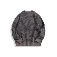 Men's Letter Jacquard Pullover