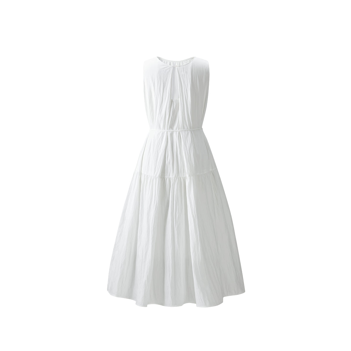 Women's Sleeveless Vacation Dress with Back Cutout