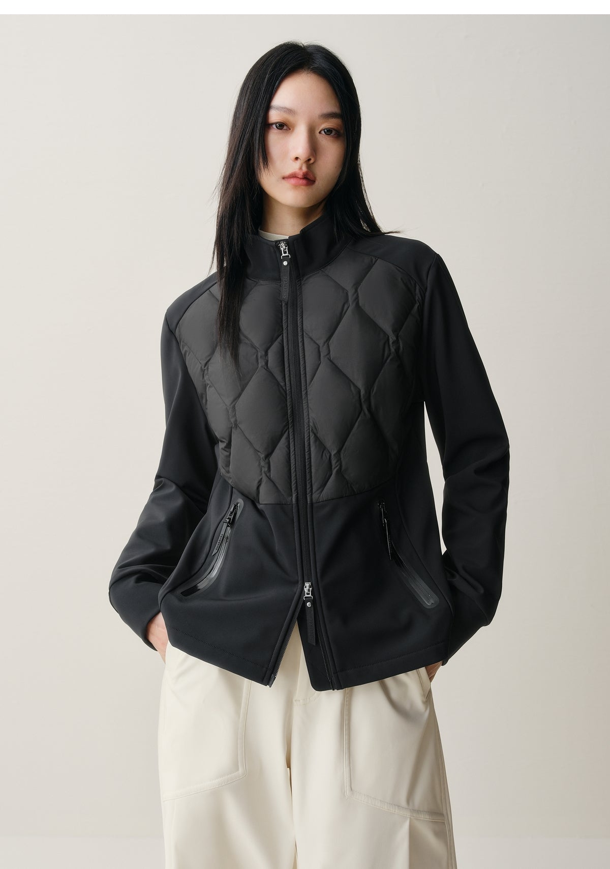 Women's 3-in-1 Slim-Fit Down Jacket