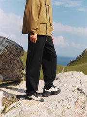 Men's Basic Textured Waffle Pants
