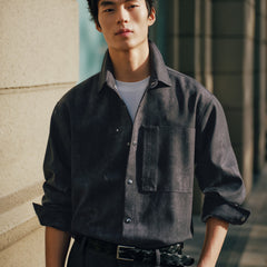 Men's Casual Oil-Painting Texture Shirt