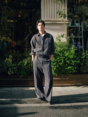 Men's Oil-Paint Gradient Textured Shirt