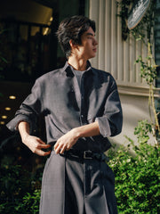 Men's Casual Oil-Painting Texture Shirt