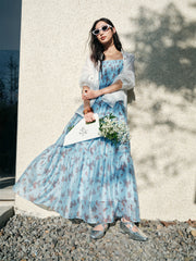 Women's Resort-Style Floral Slip Dress